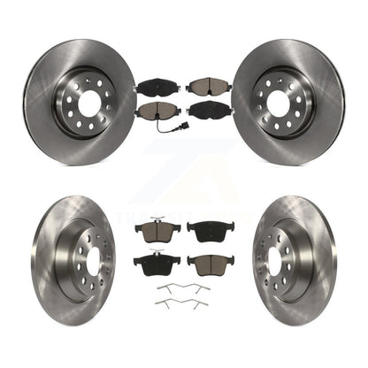 Disc Brake Rotors And Ceramic Pads Front Rear Kit For Audi TT Quattro