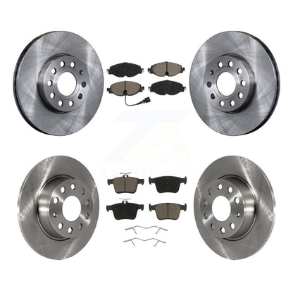 Disc Brake Rotors Ceramic Pad Front Rear Kit For Volkswagen Taos Audi A3 Quattro