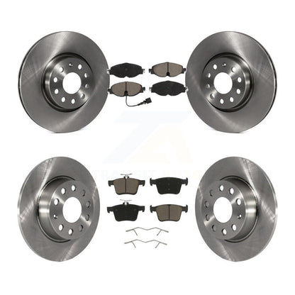Brake Rotors & Ceramic Pad Front Rear Kit For Volkswagen Taos Audi A3 Quattro TT