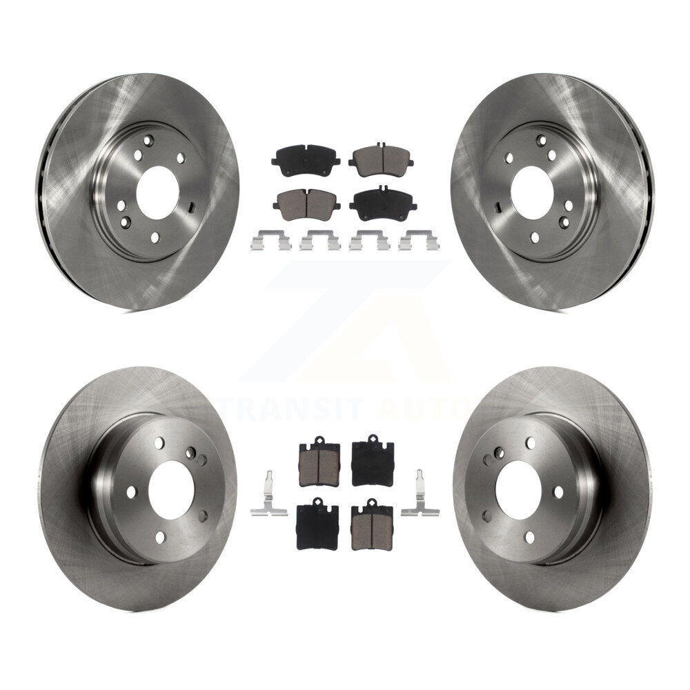 Brake Rotor Ceramic Pad Front Rear Kit For Mercedes-Benz C280 C240 CLK350 CLK320