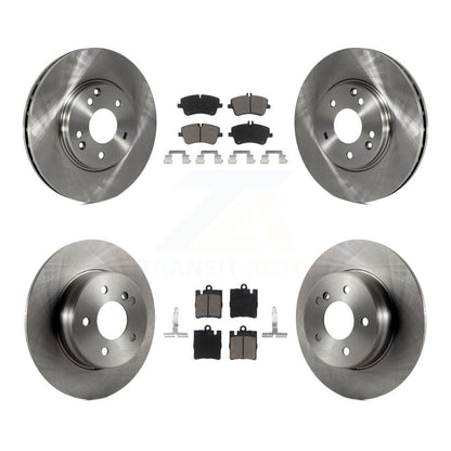 Brake Rotor Ceramic Pad Front Rear Kit For Mercedes-Benz C280 C240 CLK350 CLK320