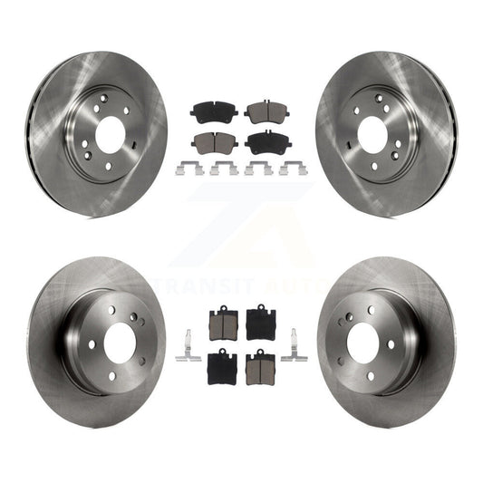 Brake Rotor Ceramic Pad Front Rear Kit For Mercedes-Benz C280 C240 CLK350 CLK320