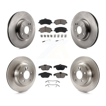 Disc Brake Rotors And Ceramic Pad Front Rear Kit For Mercedes-Benz GLK350 GLK250
