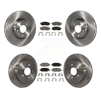 Brake Rotor & Ceramic Pad Front Rear Kit For Nissan Murano INFINITI QX70 M37 Q70