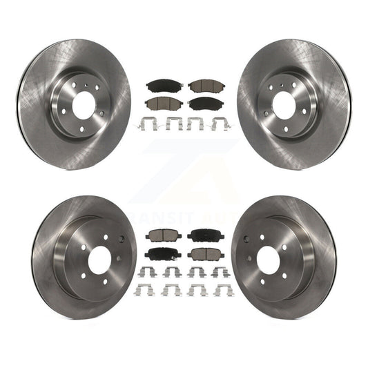Brake Rotor & Ceramic Pad Front Rear Kit For Nissan Murano INFINITI QX70 M37 Q70