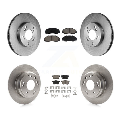 Brake Rotor & Ceramic Pad Front Rear Kit For Honda Odyssey Acura Legend RL Isuzu