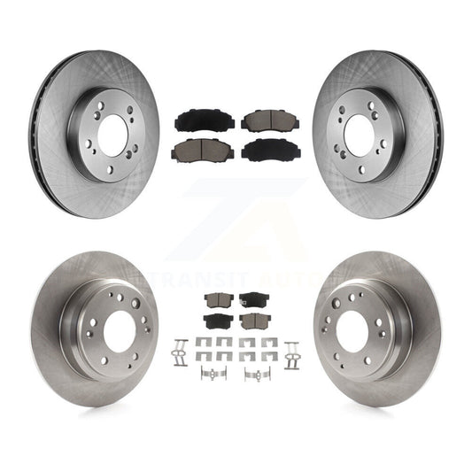 Brake Rotor & Ceramic Pad Front Rear Kit For Honda Odyssey Acura Legend RL Isuzu