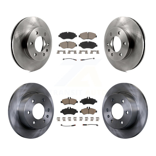 Brake Rotor And Ceramic Pad Front Rear Kit For Sprinter 2500 Mercedes-Benz Dodge