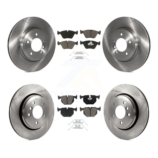 Disc Brake Rotors And Ceramic Pads Front Rear Kit For BMW 330Ci 330i 330xi