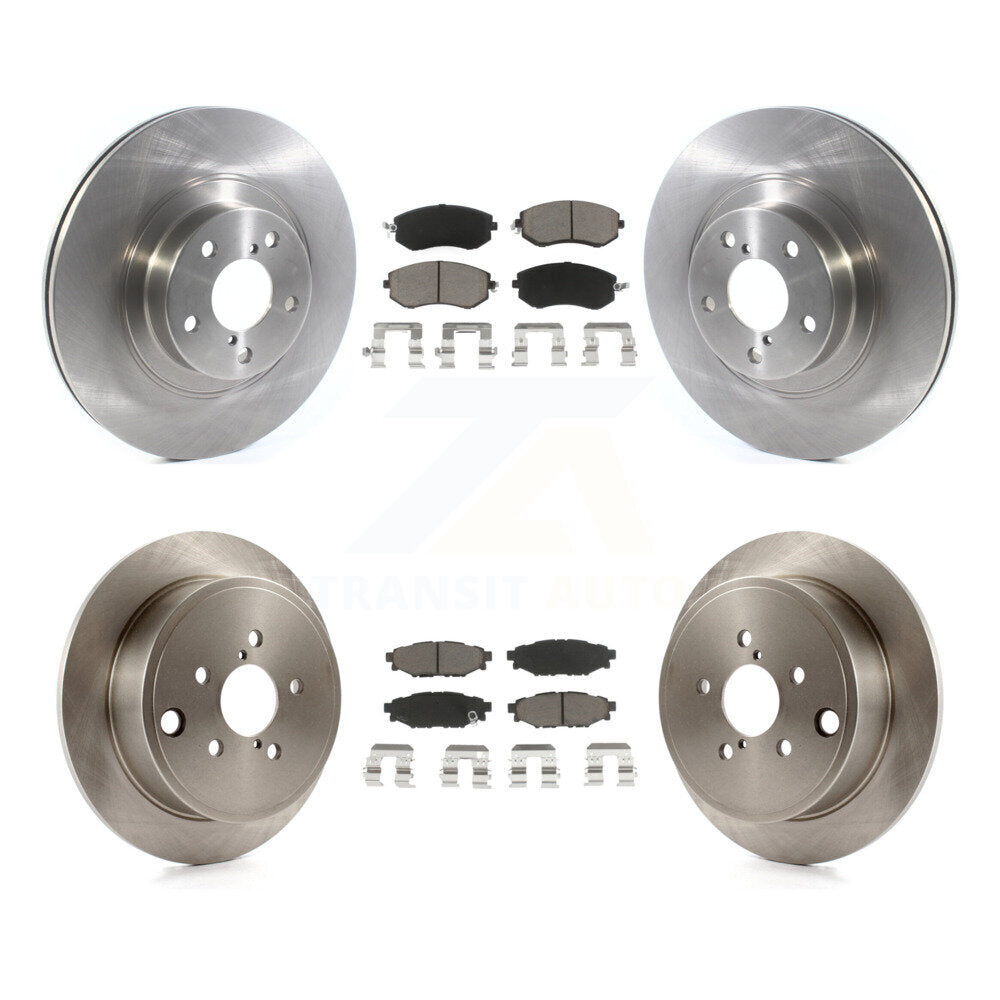 Disc Brake Rotors Ceramic Pad Front Rear Kit For Subaru Impreza Forester Outback