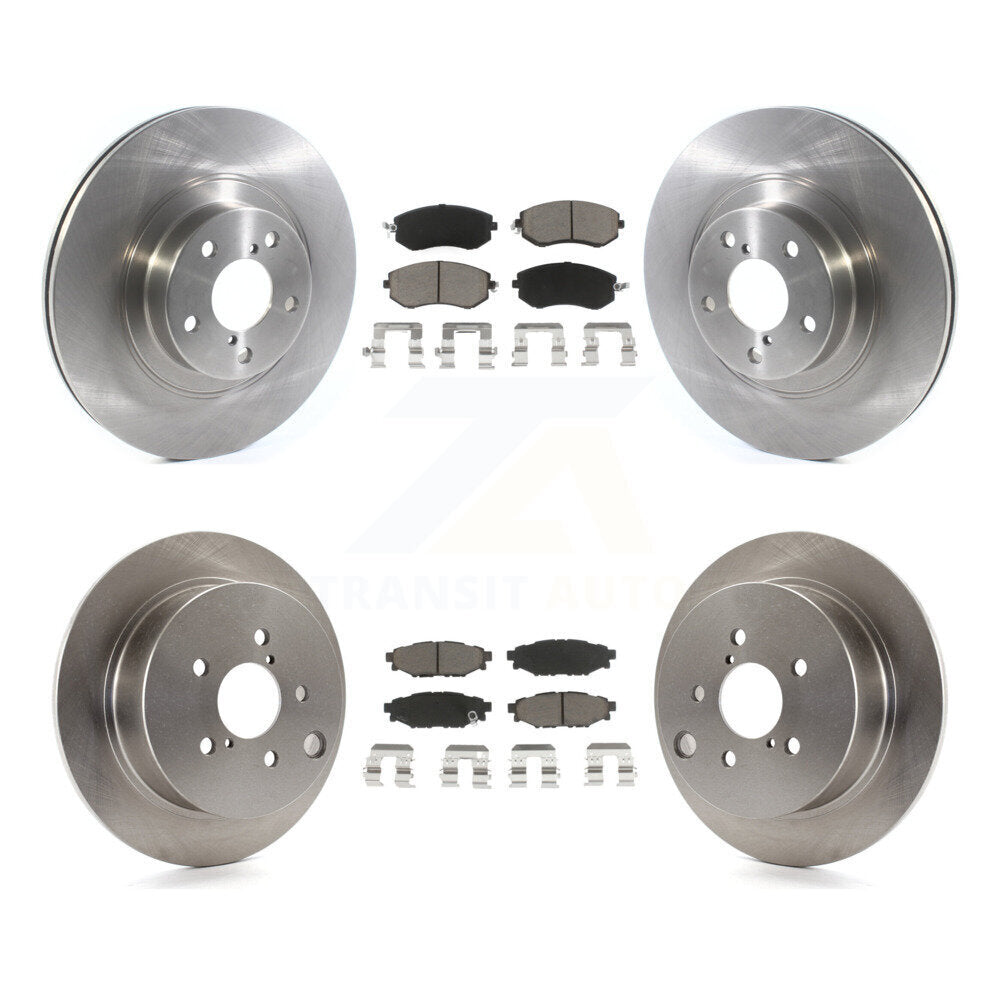 Disc Brake Rotor And Ceramic Pad Front Rear Kit For Subaru Forester XV Crosstrek