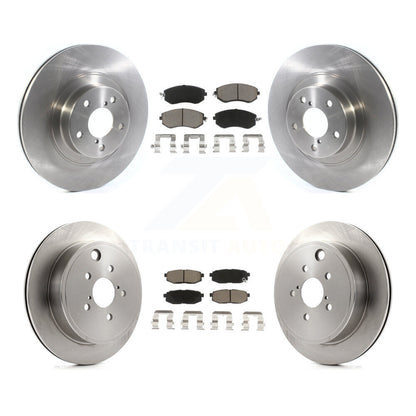 Disc Brake Rotors And Ceramic Pads Front Rear Kit For Subaru BRZ Toyota 86 GR86