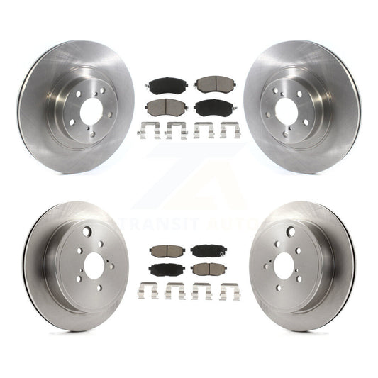 Disc Brake Rotors And Ceramic Pads Front Rear Kit For Subaru BRZ Toyota 86 GR86