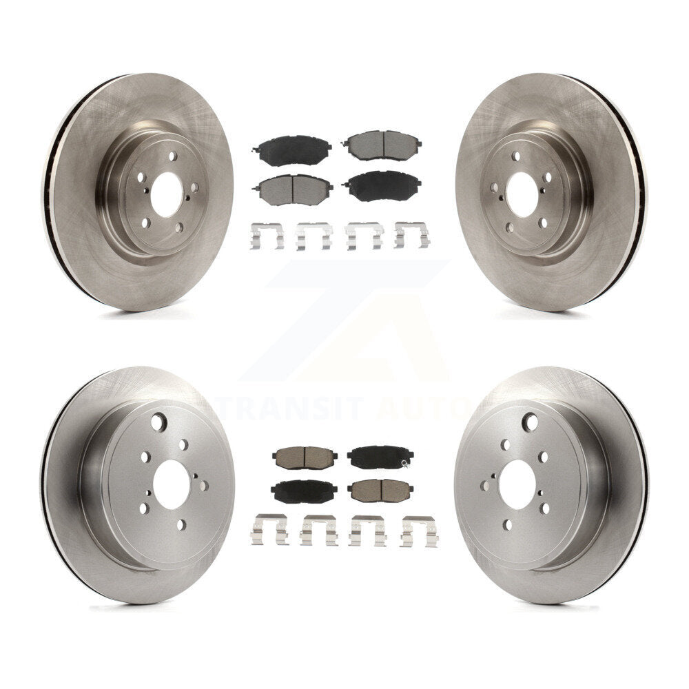 Disc Brake Rotors And Ceramic Pads Front Rear Kit For Subaru Outback Legacy