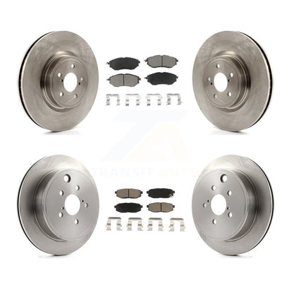 Disc Brake Rotors And Ceramic Pads Front Rear Kit For Subaru Outback Legacy
