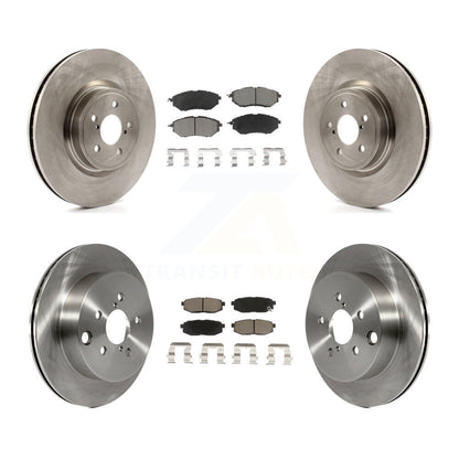 Disc Brake Rotor & Ceramic Pad Front Rear Kit For 2014-2018 Subaru Forester 2.0L