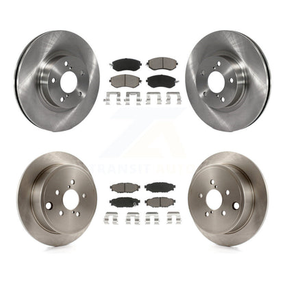 Disc Brake Rotors And Ceramic Pads Front Rear Kit For Subaru Impreza