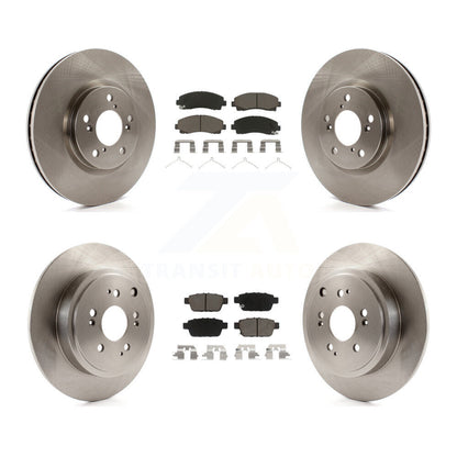 Disc Brake Rotors And Ceramic Pads Front Rear Kit For 2006-2014 Honda Ridgeline