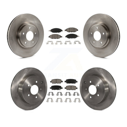 Brake Rotor And Ceramic Pad Front Rear Kit For Nissan Murano Pathfinder INFINITI