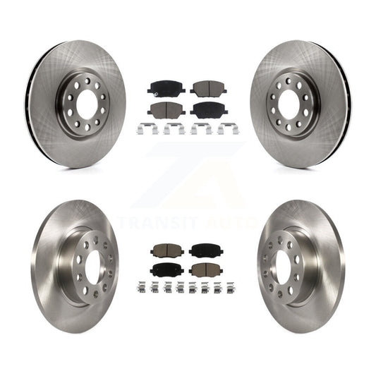 Disc Brake Rotors And Ceramic Pads Front Rear Kit For Jeep Renegade Fiat 500X