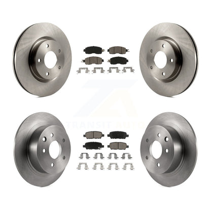 Disc Brake Rotors And Ceramic Pads Front Rear Kit For Nissan Altima