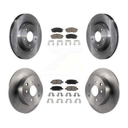 Disc Brake Rotors And Ceramic Pads Front Rear Kit For Nissan Altima