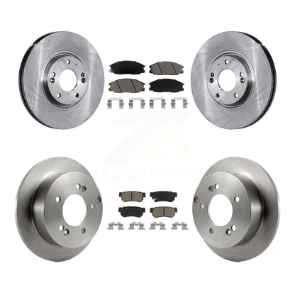 Disc Brake Rotors And Ceramic Pads Front Rear Kit For Hyundai XG350