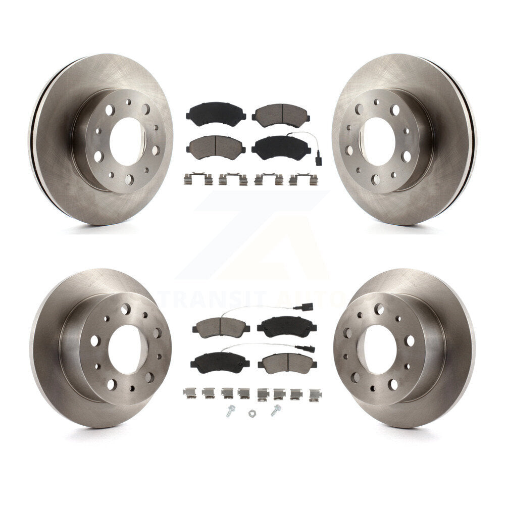 Disc Brake Rotor And Ceramic Pad Front Rear Kit For Ram ProMaster 2500 3500 1500