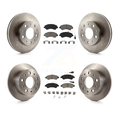 Disc Brake Rotor And Ceramic Pad Front Rear Kit For Ram ProMaster 2500 3500 1500