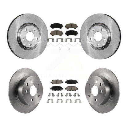 Brake Rotor & Ceramic Pad Front Rear Kit For 2007-2012 Nissan Sentra SE-R Spec V