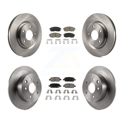 Disc Brake Rotors And Ceramic Pads Front Rear Kit For Nissan Sentra Juke