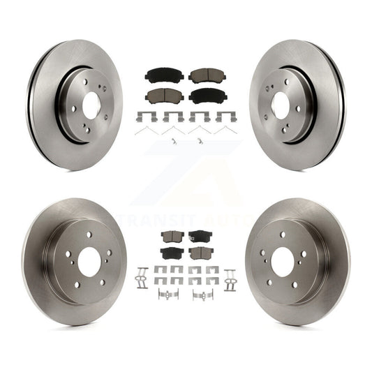 Disc Brake Rotors And Ceramic Pads Front Rear Kit For 2010-2013 Suzuki Kizashi