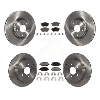 Disc Brake Rotors And Ceramic Pads Front Rear Kit For Nissan Murano