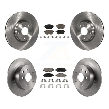 Disc Brake Rotors And Ceramic Pads Front Rear Kit For Nissan Altima Maxima