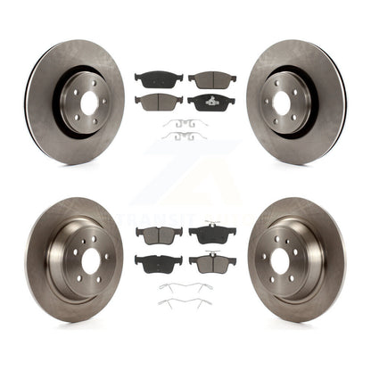 Disc Brake Rotors And Ceramic Pads Front Rear Kit For Lincoln MKC