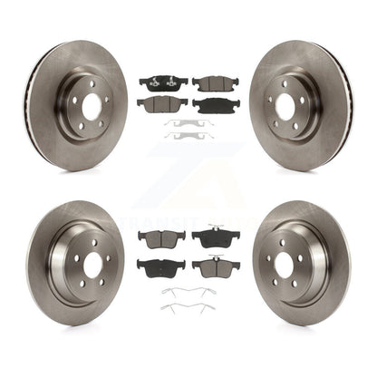 Disc Brake Rotors And Ceramic Pads Front Rear Kit For Ford Edge