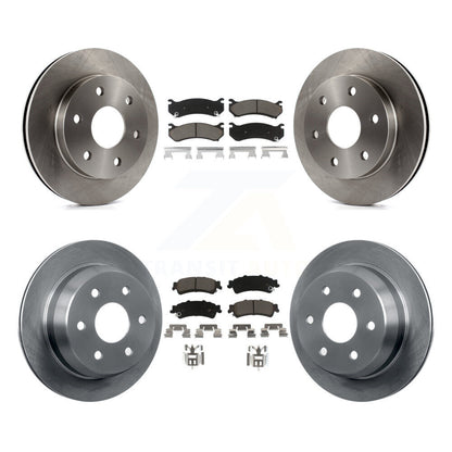 Brake Rotor & Ceramic Pad Front Rear Kit For Chevrolet GMC Silverado 1500 Sierra