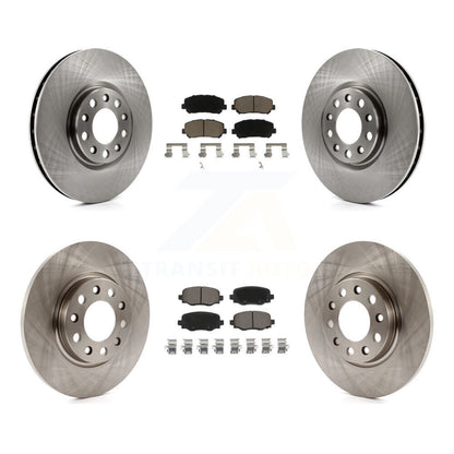 Disc Brake Rotors And Ceramic Pads Front Rear Kit For Chrysler 200