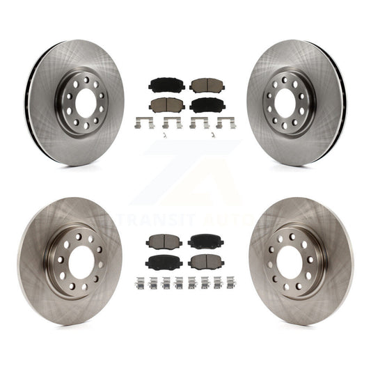 Disc Brake Rotors And Ceramic Pads Front Rear Kit For Chrysler 200