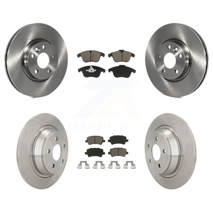 Brake Rotor And Ceramic Pad Front Rear Kit For 2012-2015 Land Rover Range Evoque