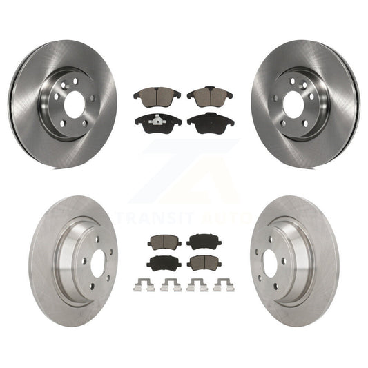 Brake Rotor And Ceramic Pad Front Rear Kit For 2012-2015 Land Rover Range Evoque