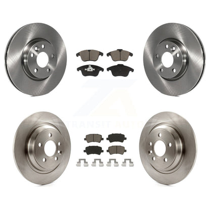 Disc Brake Rotors And Ceramic Pads Front Rear Kit For Volvo S60