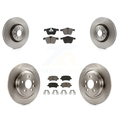 Disc Brake Rotors And Ceramic Pads Front Rear Kit For Volvo S60 V70