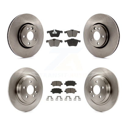 Disc Brake Rotors Ceramic Pad Front Rear Kit For Volvo S60 V60 Cross Country V70