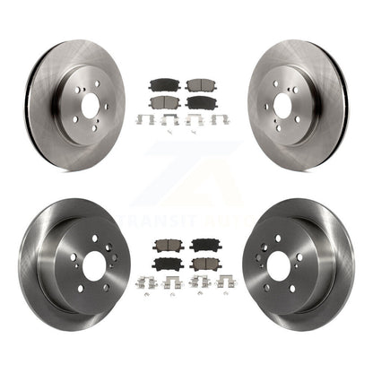 Brake Rotor & Ceramic Pad Front Rear Kit For Lexus RX350 RX330 Toyota Highlander