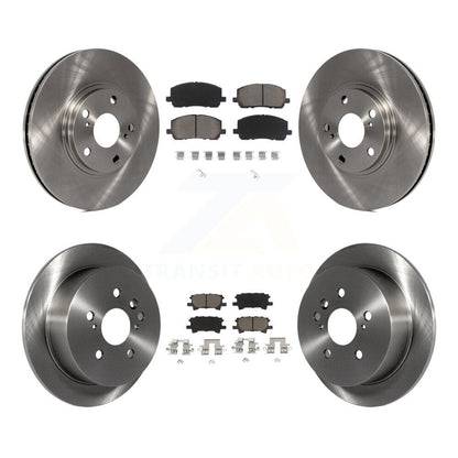 Disc Brake Rotors And Ceramic Pads Front Rear Kit For Toyota Highlander