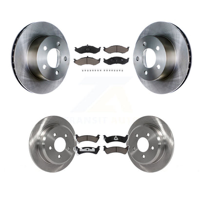 Disc Brake Rotors And Ceramic Pads Front Rear Kit For Jeep Grand Cherokee