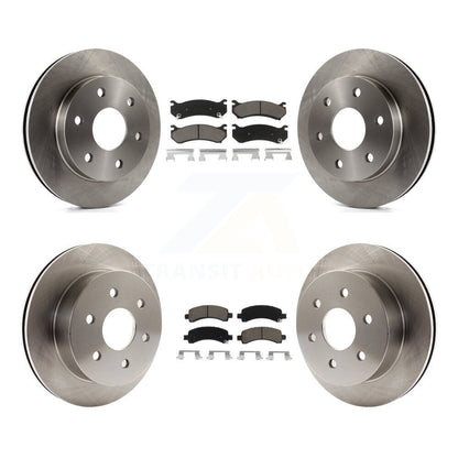 Brake Rotor And Ceramic Pad Front Rear Kit For GMC Savana 2500 Chevrolet Express