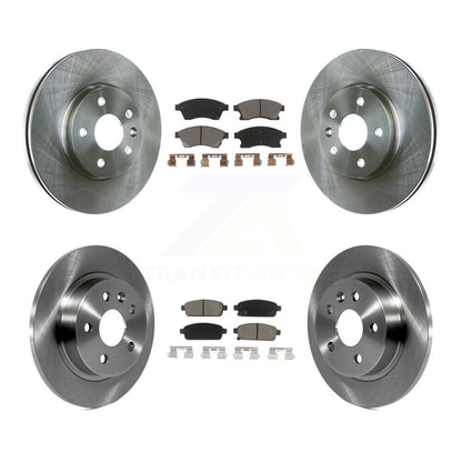 Disc Brake Rotors & Ceramic Pad Front Rear Kit For Chevrolet Cruze Sonic Limited