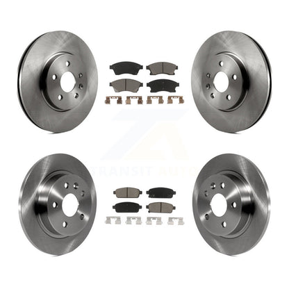 Disc Brake Rotor And Ceramic Pad Front Rear Kit For 2013-2014 Chevrolet Sonic RS